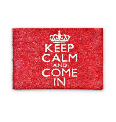 Fußmatte 10016779_0 KEEP CALM AND COME IN, 40x60cm, rechteckig, für Innenbereich