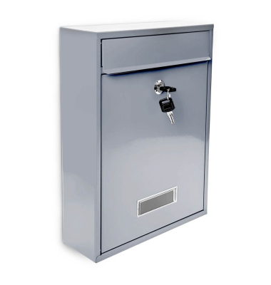 Briefkasten Design silber