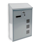 Briefkasten silber