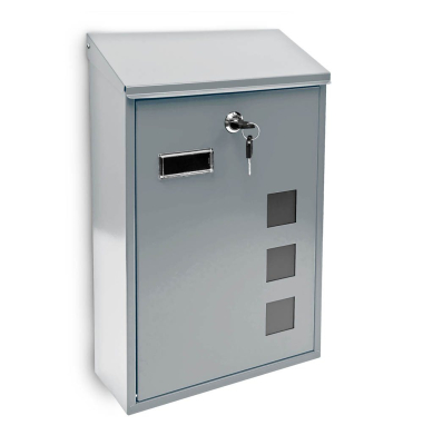 Briefkasten silber