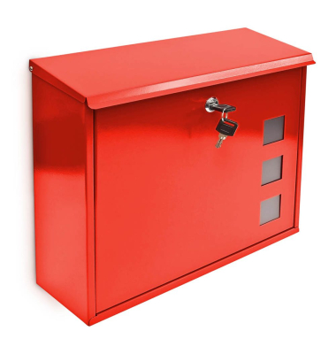 Briefkasten rot