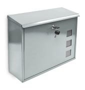 Briefkasten silber