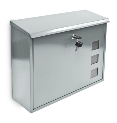 Briefkasten silber