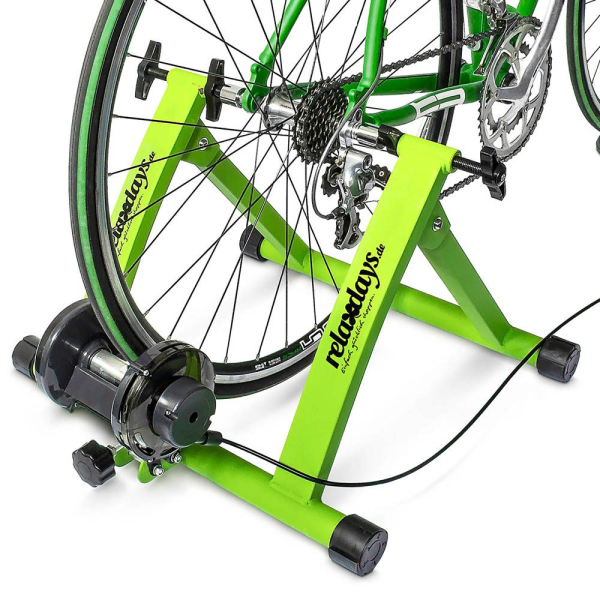 4052025038168 - Rollentrainer Inklusive Schaltung 6 Gänge für 26-28 zoll bis 120 kg Belastbar Indoor Fahrradfahren Stahl Grün 1001832253 - Relaxdays 4052025038168 - Rollentrainer Inklusive Schaltung 6 Gänge für 26-28 zoll bis 120 kg Belastbar Indoor Fahrradfahren Stahl Grün 1001832253 - Relaxdays