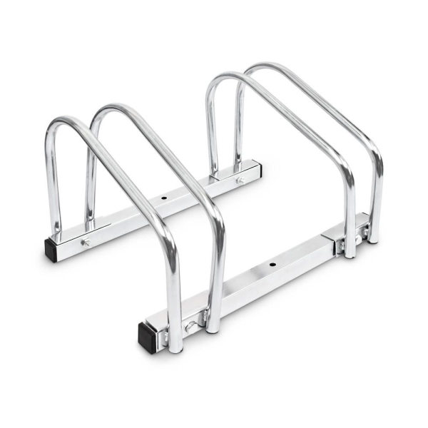 4052025137786 - Relaxdays - Fahrradständer Boden oder Wandmontage Für 2 Fahrräder Aus verchromtem Stahl Regenfester Fahrradhalter für draußen hbt ca 26 x 40 x 4052025137786 - Relaxdays - Fahrradständer Boden oder Wandmontage Für 2 Fahrräder Aus verchromtem Stahl Regenfester Fahrradhalter für draußen hbt ca 26 x 40 x