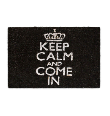 Fußmatte 10017759_0 KEEP CALM AND COME IN, 40x60cm, rechteckig, für Innenbereich