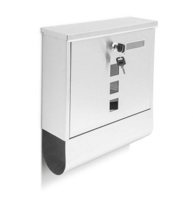 Briefkasten silber