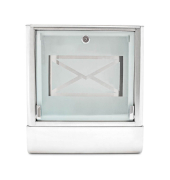 Briefkasten silber
