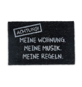 Fußmatte 10019014_0 Meine Wohnung, 40x60cm, rechteckig, für Innenbereich