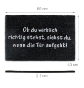 Fußmatte 10019015_0, 40x60cm, rechteckig, für Innenbereich
