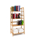 Bambus Bücherregal braun 4 Fachböden