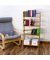 Bambus Bücherregal braun 4 Fachböden