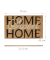 Fußmatte 10020170_0 HOME SWEET HOME, 45x75cm, rechteckig, für Innenbereich