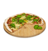 Teller Pizza braun