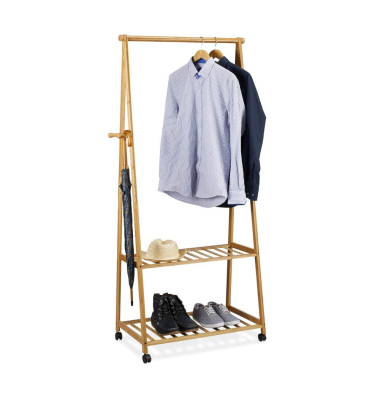 Rollgarderobe braun