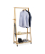 Rollgarderobe braun