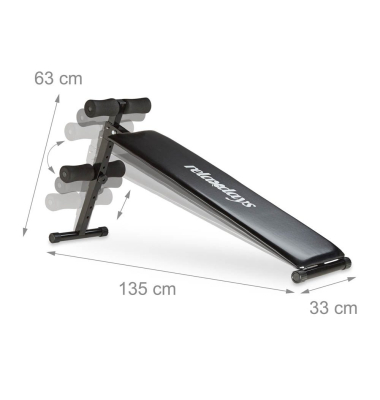 Sit-up-Bank schwarz