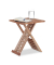 Beistelltisch 10021328_0, 40,5cm (H), 33x33cm (BxT), quadratisch, braun / braun