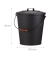 Ascheeimer mit Deckel 24,0 l schwarz