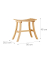 Hocker 10022339_0, braun, bis 120kg