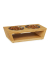 Futterstation HundeKatzen braun 35,5 x 18,0 x 10,5 cm