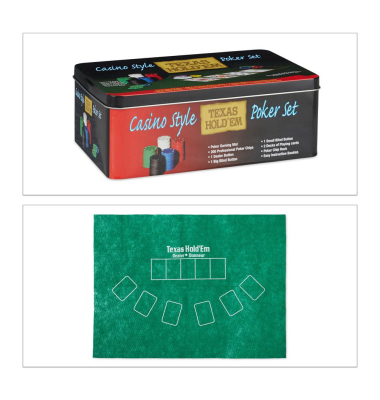 Poker-Set TEXAS HOLD'EM Kartenspiel