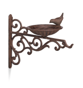 Vogeltränke Wandmontage braun 28,0 x 14,0 x 24,0 cm