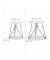 Beistelltisch-Set 10024558_0, 40/48cm (H), 40/48cmx40/48cm (BxT), rund, weiß / schwarz