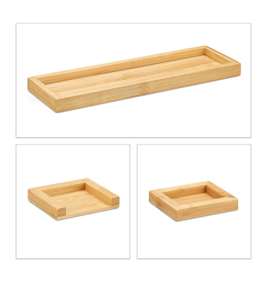 Schreibtisch-Organizer braun