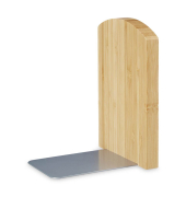 Buchstützen 10024620_0 11,5x12,5x17cm Bambus natur/silber Buchstützen 10024620_0 11,5x12,5x17cm Bambus natur/silber