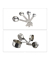 Schüssel-Set silber 18-tlg.