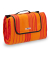 Picknickdecke isoliert orange