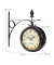 Wanduhr schwarz 22,0 cm Eisen