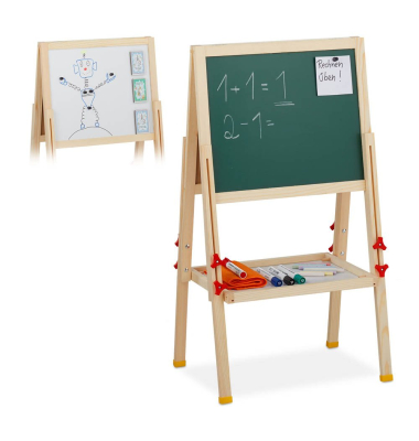 Stativ-Schülertafel, 10027238_0, 39x32cm, Holzrahmen