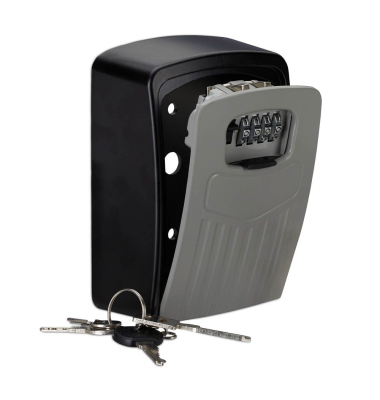 Schlüsseltresor 10027687_0 0,7kg schwarz/grau mit Zahlenschloss Aluminium