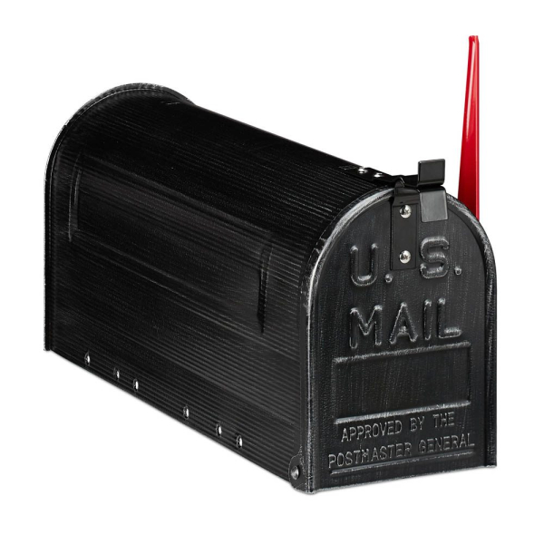 4052025280666 - Zeitungsrolle US Mail schwarz 4052025280666 Relaxdays 4052025280666 - Zeitungsrolle US Mail schwarz 4052025280666 Relaxdays