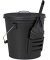 Ascheeimer mit Deckel 19,0 l schwarz