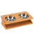 Futterstation HundeKatzen braun 39,0 x 19,5 x 12,0 cm