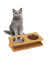 Futterstation HundeKatzen braun 39,0 x 19,5 x 12,0 cm
