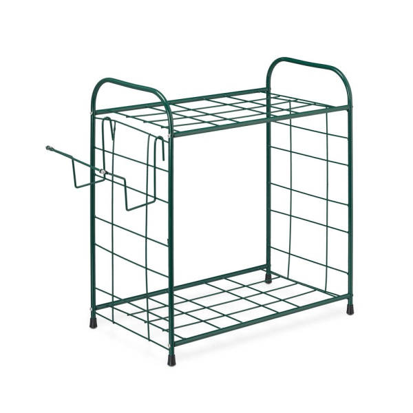 4052025295646 - Relaxdays - Gartengerätehalter Aufbewahrung von Spaten Rechen & Besen Ordnung Geräteständer hbt 68 x 80 x 35 cm grün 4052025295646 - Relaxdays - Gartengerätehalter Aufbewahrung von Spaten Rechen & Besen Ordnung Geräteständer hbt 68 x 80 x 35 cm grün