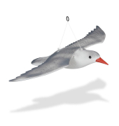 Vogelschreck Möwe fliegend grau 59,0 x 41,0 x 22,0 cm
