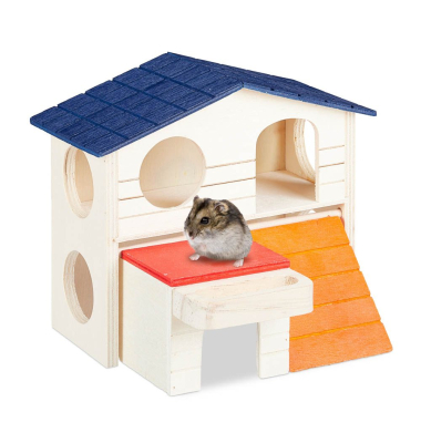 Hamsterhaus braun 17,0 x 16,5 x 15,0 cm