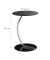 Beistelltisch 10031362_0, 55cm (H), 40x40cm (BxT), rund, schwarz / silber