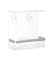 Vogelfutterspender transparent 15,0 x 7,5 x 16,5 cm