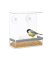 Vogelfutterspender transparent 15,0 x 7,5 x 16,5 cm