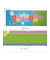Spielteppich Hüpfspiel blau/bunt 70,0 x 180,0 cm