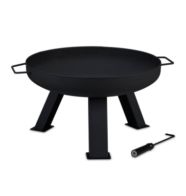 Feuerschale schwarz 60,0 cm