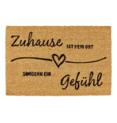 Fußmatte 10032745_0 Zuhause, 40x60cm, rechteckig, für Innenbereich