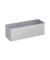 Blumenkasten Metall 40,0 x 12,5 x 13,5 cm silber