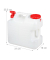 Kanister 10030916_674 20 Liter leer mit Ablasshahn